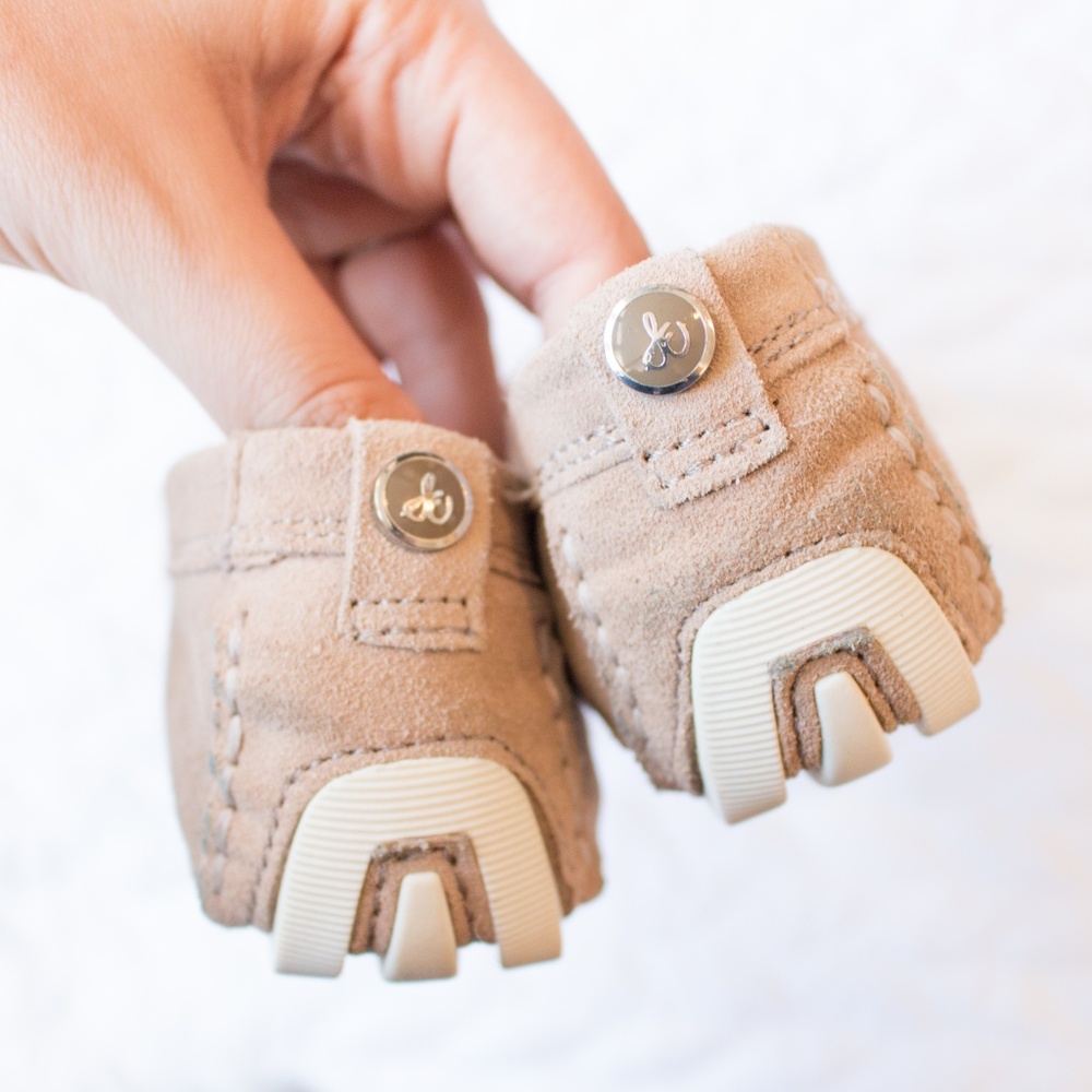 Sam Edelman | Leather Suede Slip On Moccasins - Picture 5 of 7